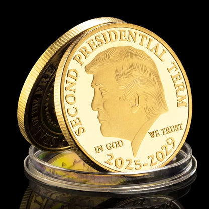 Second Presidential Term Donald Trump Gold Coin