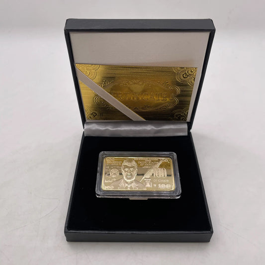 Donald Trump Gold Medal Bar