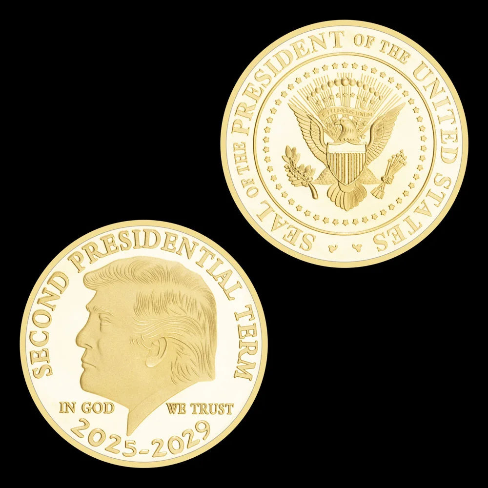 Second Presidential Term Donald Trump Gold Coin